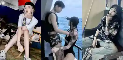 抖音大长腿网红 小叮 和男友在船上自拍性爱视频被泄密 后入骑乘好淫荡