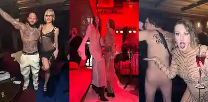开趴忒不叫我？俄罗斯女网红在莫斯科知名夜店 组织了一场几乎全裸的狂欢派对 疑似惊动普J
