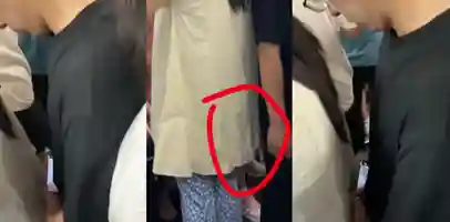 北京地铁4号线男子对女乘客边做不雅动作边拍摄被拘留 小姐姐后面全湿了