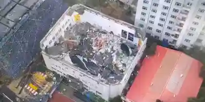 齐齐哈尔34中体育馆坍塌最新消息 坍塌原因已查明 可惜了这么多无辜的孩子 独家事故原因视频曝光