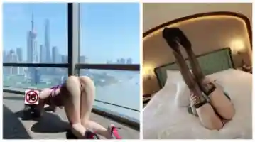 上海外滩酒店调教小母狗